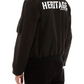 Elegant Black Zip Pocket Jacket