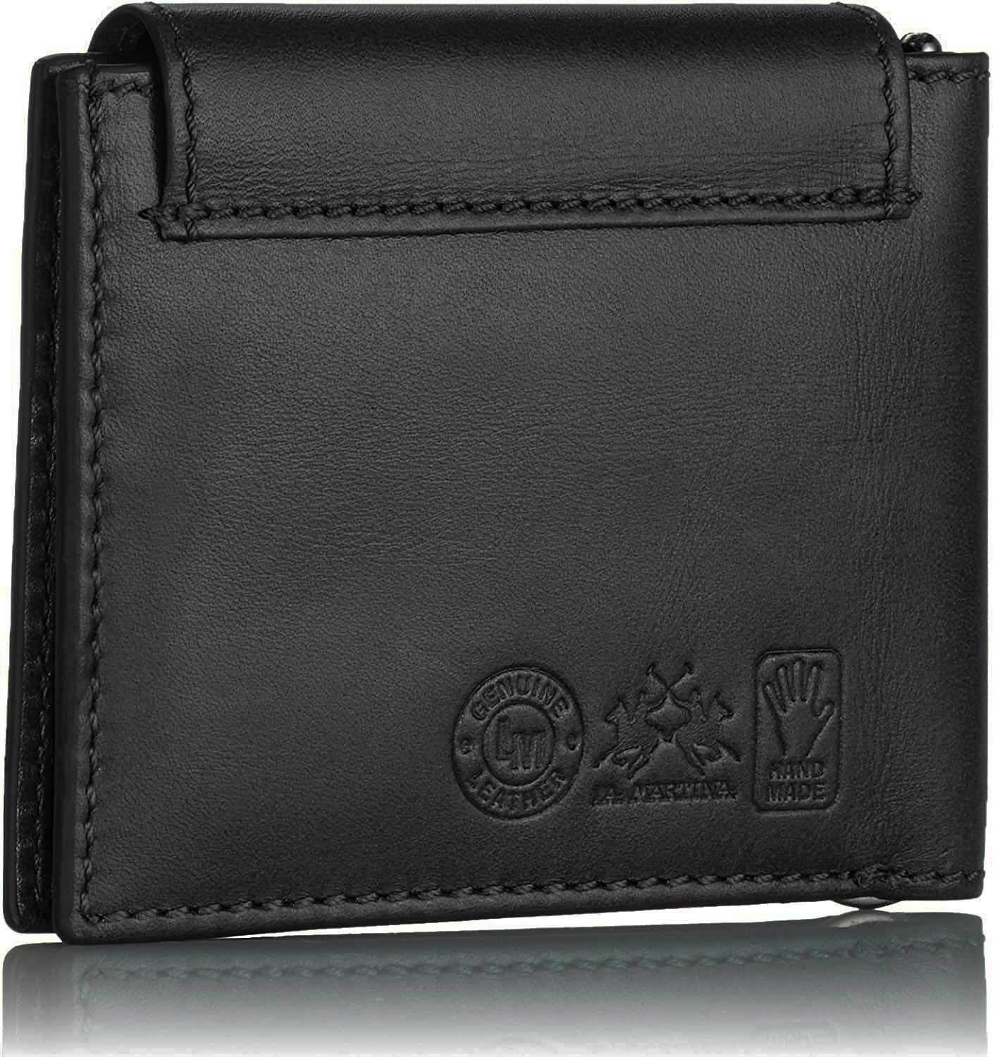 Sleek Black Luxury Leather Wallet