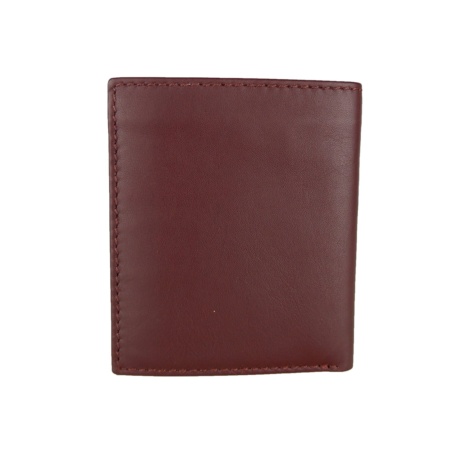 Elegant Burgundy Leather Wallet with Card Holder