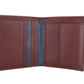 Elegant Burgundy Leather Wallet with Card Holder