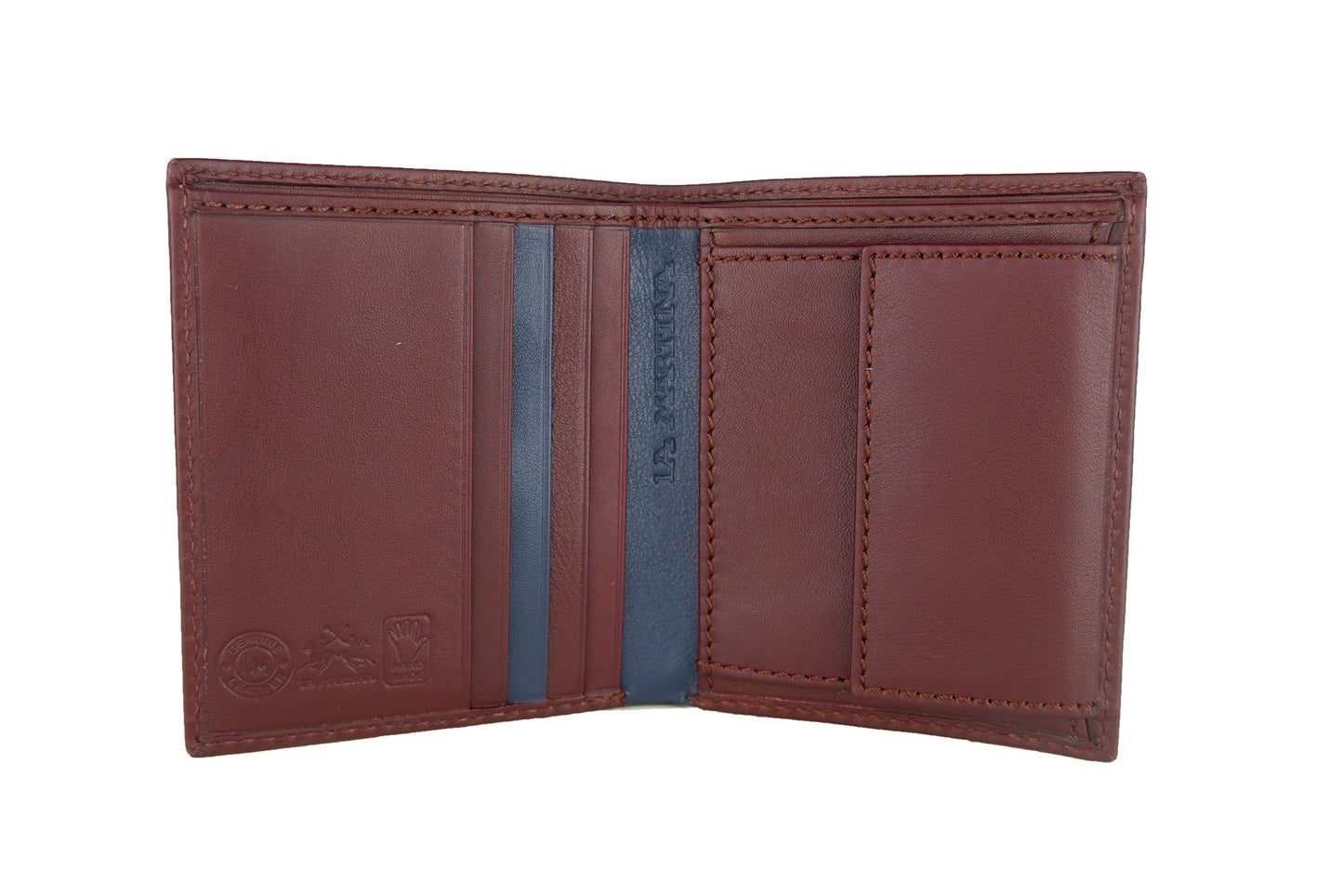 Elegant Burgundy Leather Wallet with Card Holder