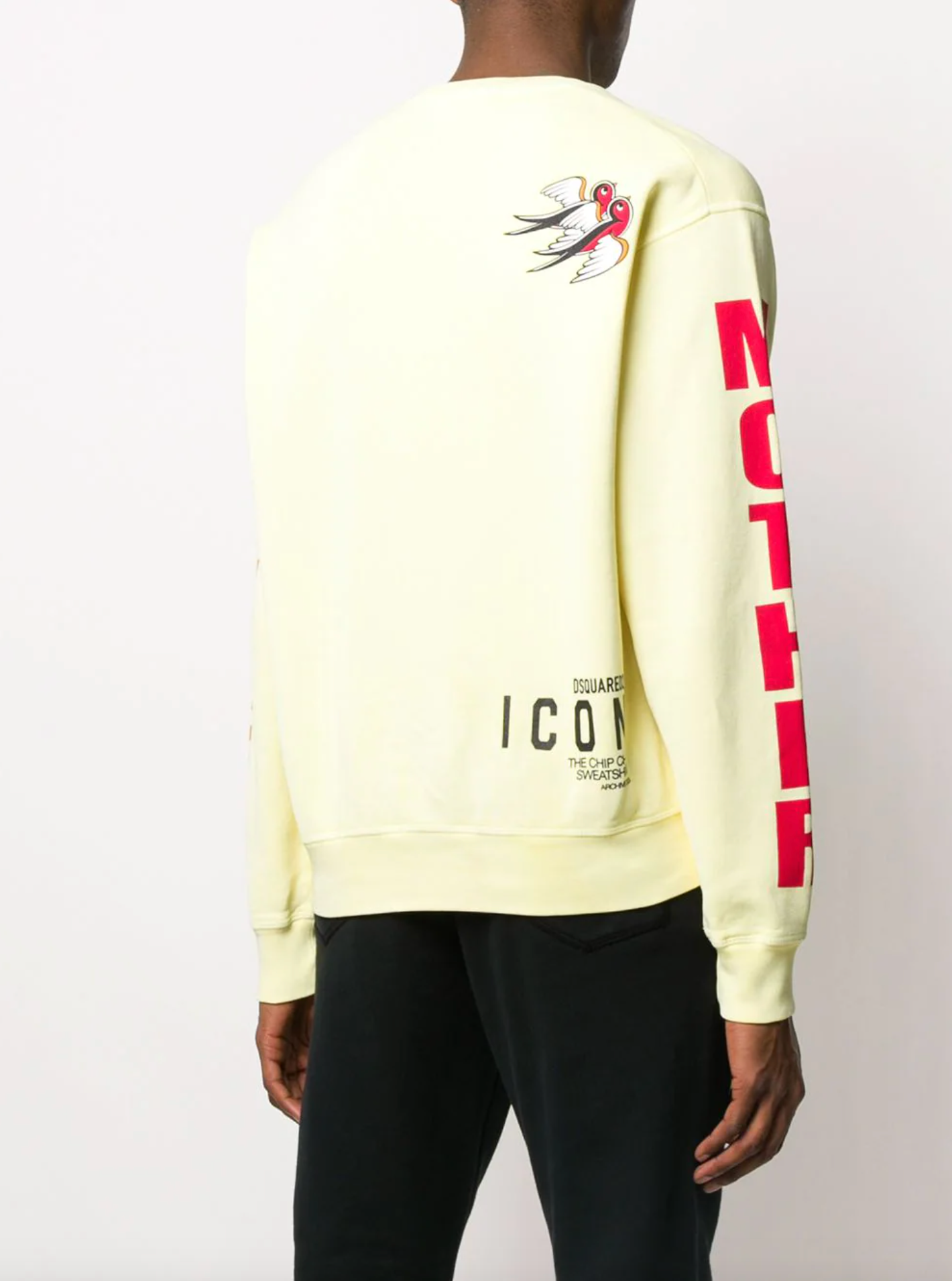 Iconic Yellow Sweatshirt with Distinctive Design