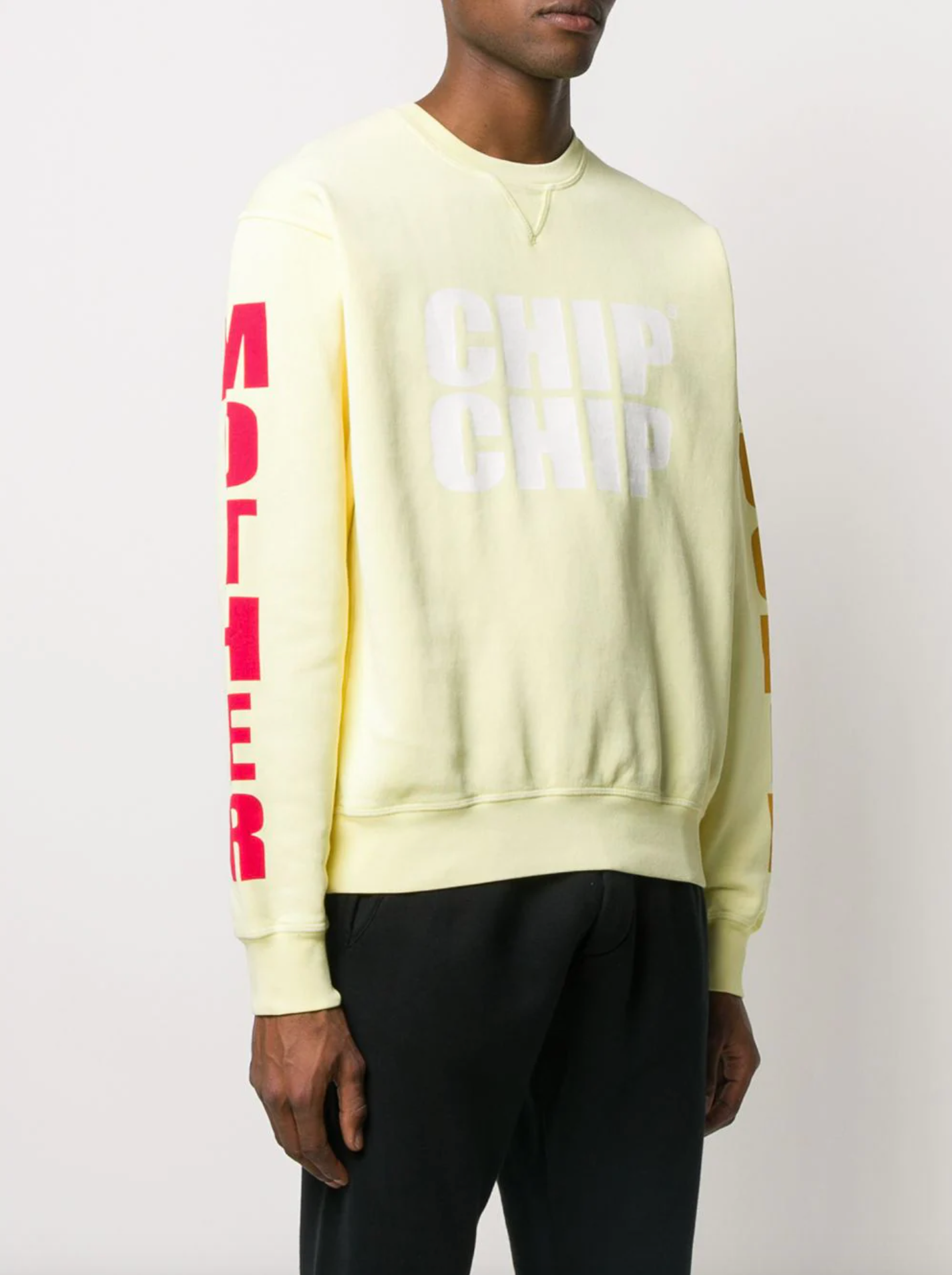 Iconic Yellow Sweatshirt with Distinctive Design