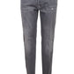 Chic Gray Slim-Fit Denim for the Modern Man