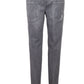 Chic Gray Slim-Fit Denim for the Modern Man