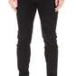 Elegant Black Denim Designer Jeans