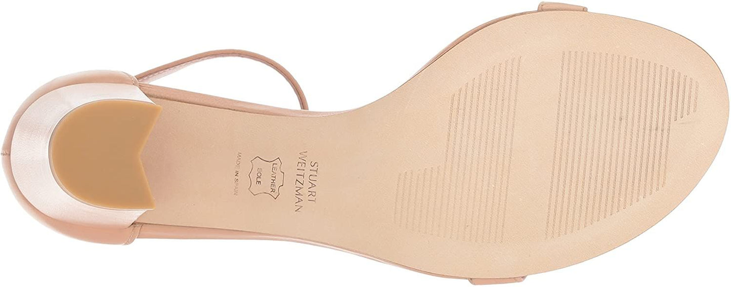 Chic Pink Nappa Leather Sandals