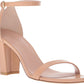 Chic Pink Nappa Leather Sandals