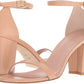 Chic Pink Nappa Leather Sandals