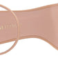 Chic Pink Nappa Leather Sandals