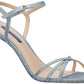 Glittering Starla Ankle Strap Sandals