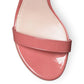 Elegant Pink Patent Leather Sandals