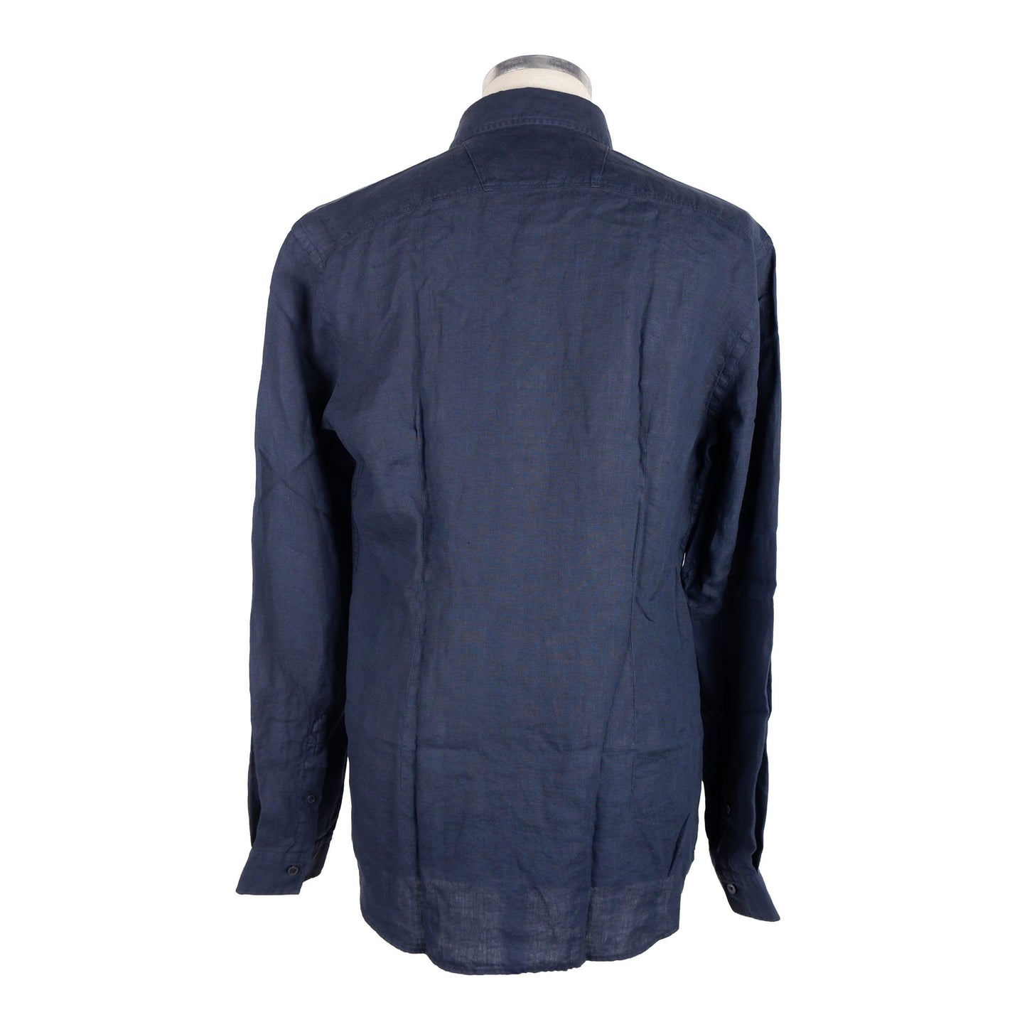 Elegant Men's Long-Sleeved Linen Shirt