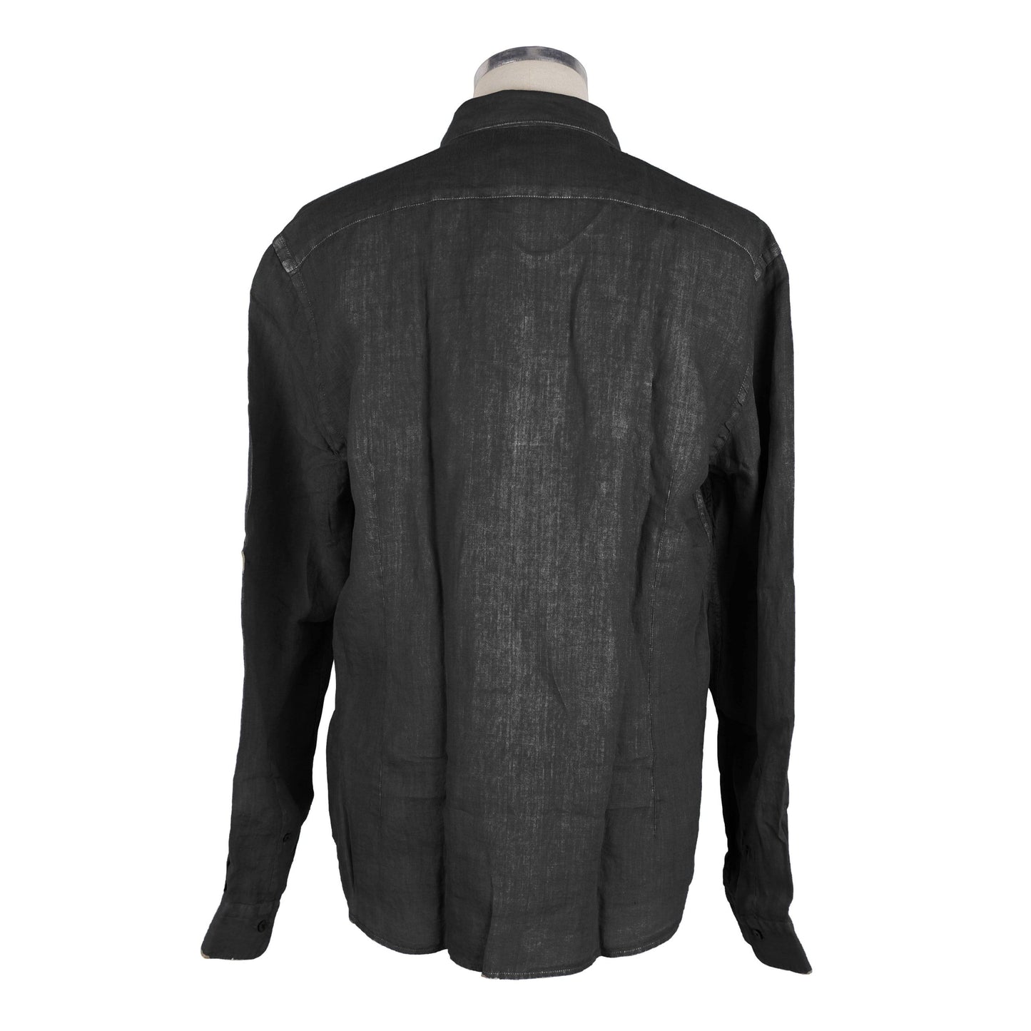 Elegant Linen Long-Sleeved Men's Shirt