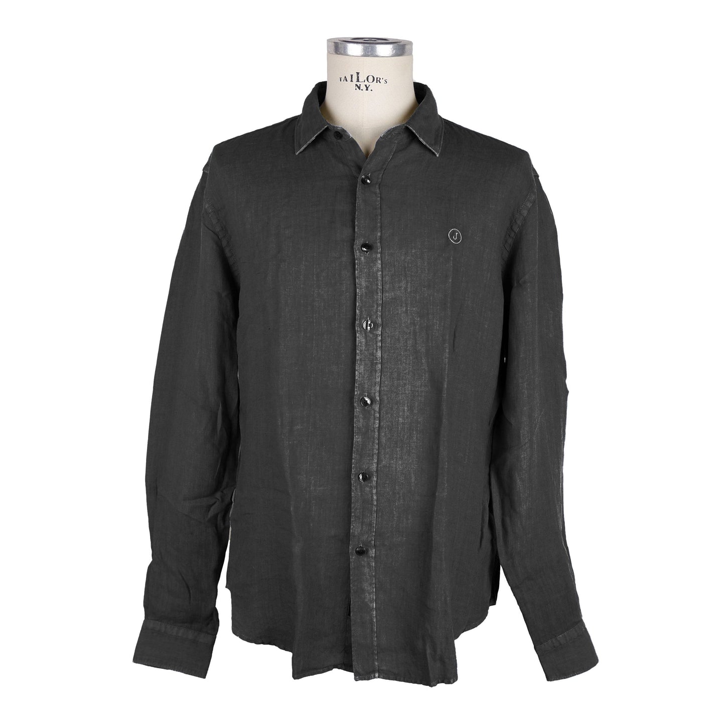 Elegant Linen Long-Sleeved Men's Shirt