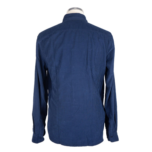 Velvet Cotton Long Sleeve Men's Shirt