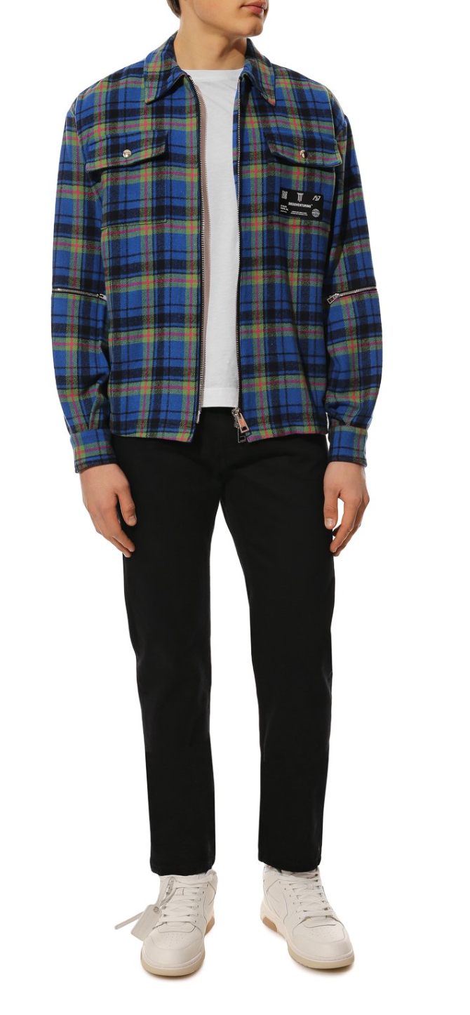 Chic Tartan Patterned Designer Jacket