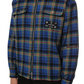 Chic Tartan Patterned Designer Jacket