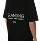Italian Designer Cotton T-Shirt in Sleek Black