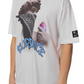 Elegant White Dual-Design Cotton Tee
