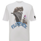 Elegant White Dual-Design Cotton Tee