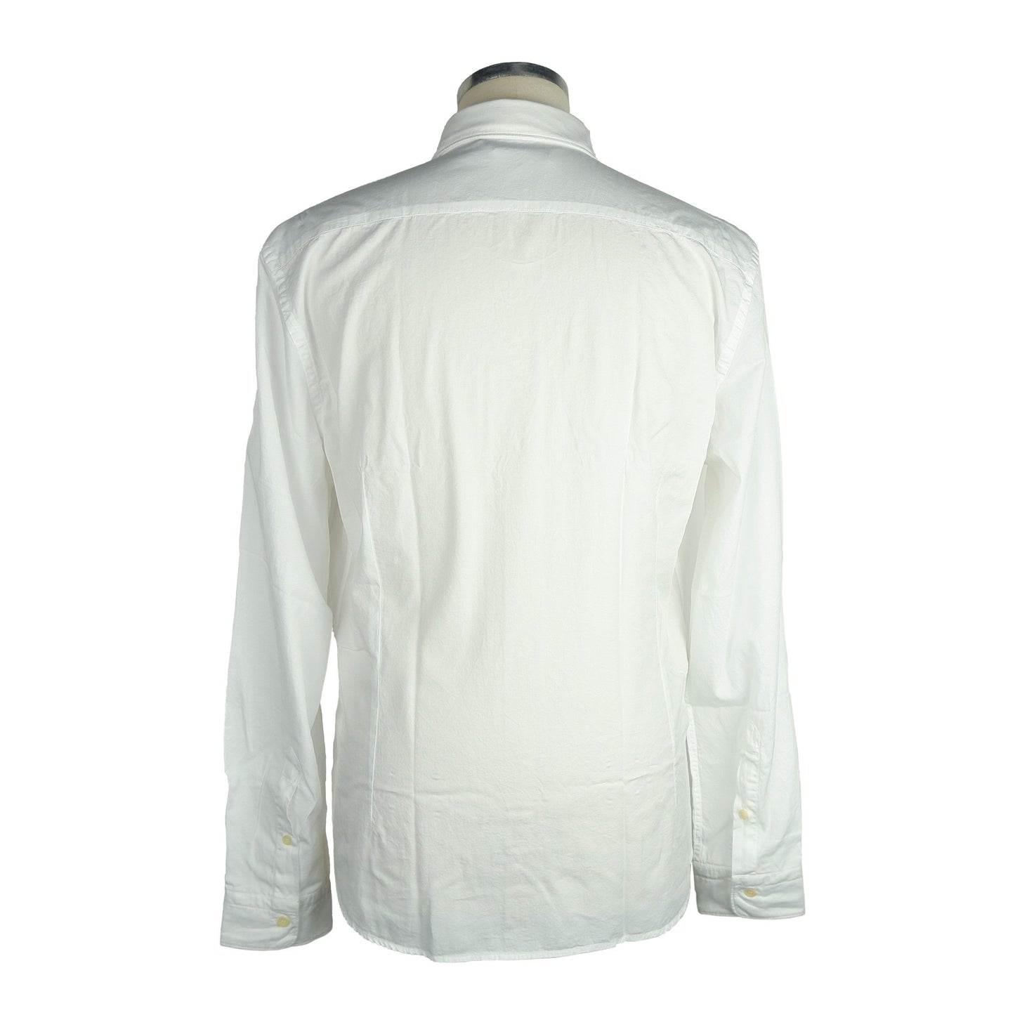 Elegant White Cotton Shirt for Men