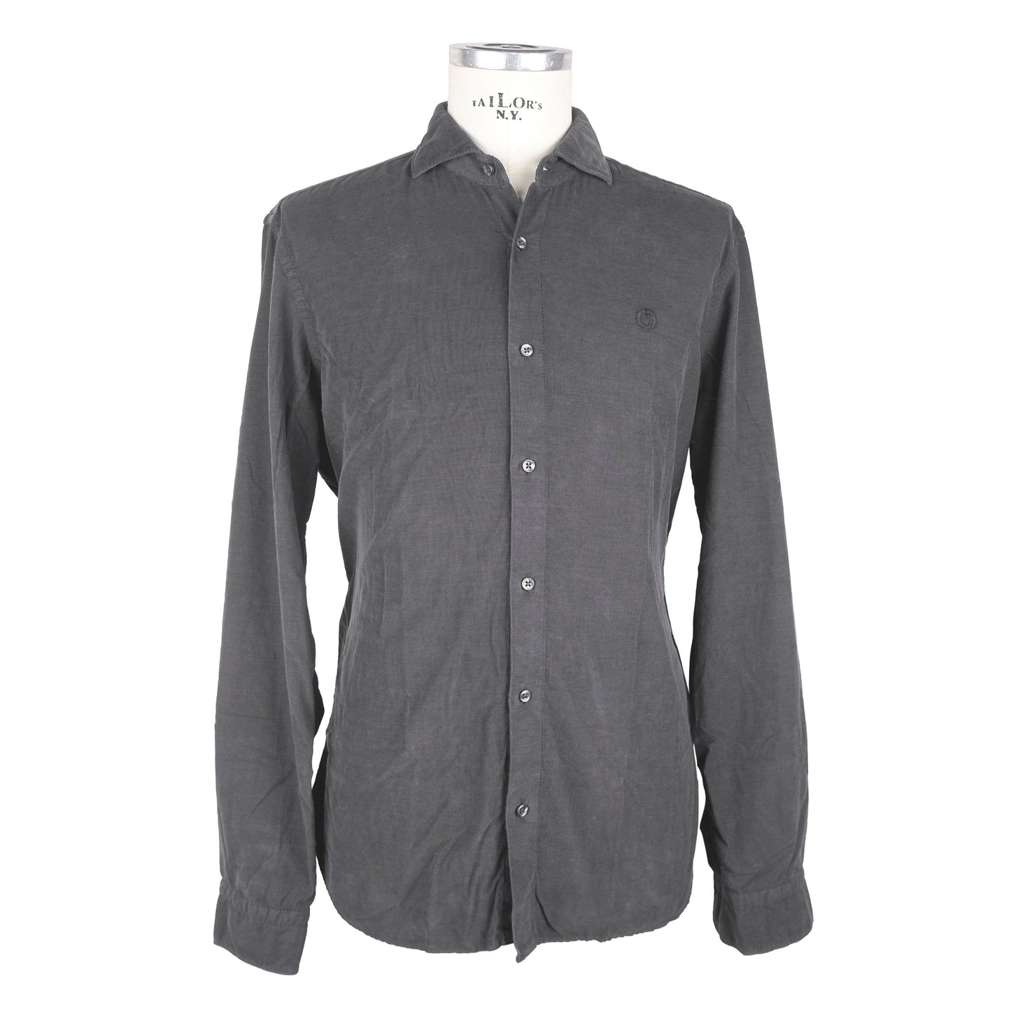 Elegant Velvet Long-Sleeved Men's Shirt