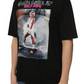 Sleek Black Cotton T-Shirt with Signature Design