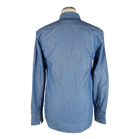 Men's Cotton Denim Long-Sleeve Shirt