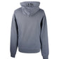 Elegant Grey Cotton Hooded Sweatshirt
