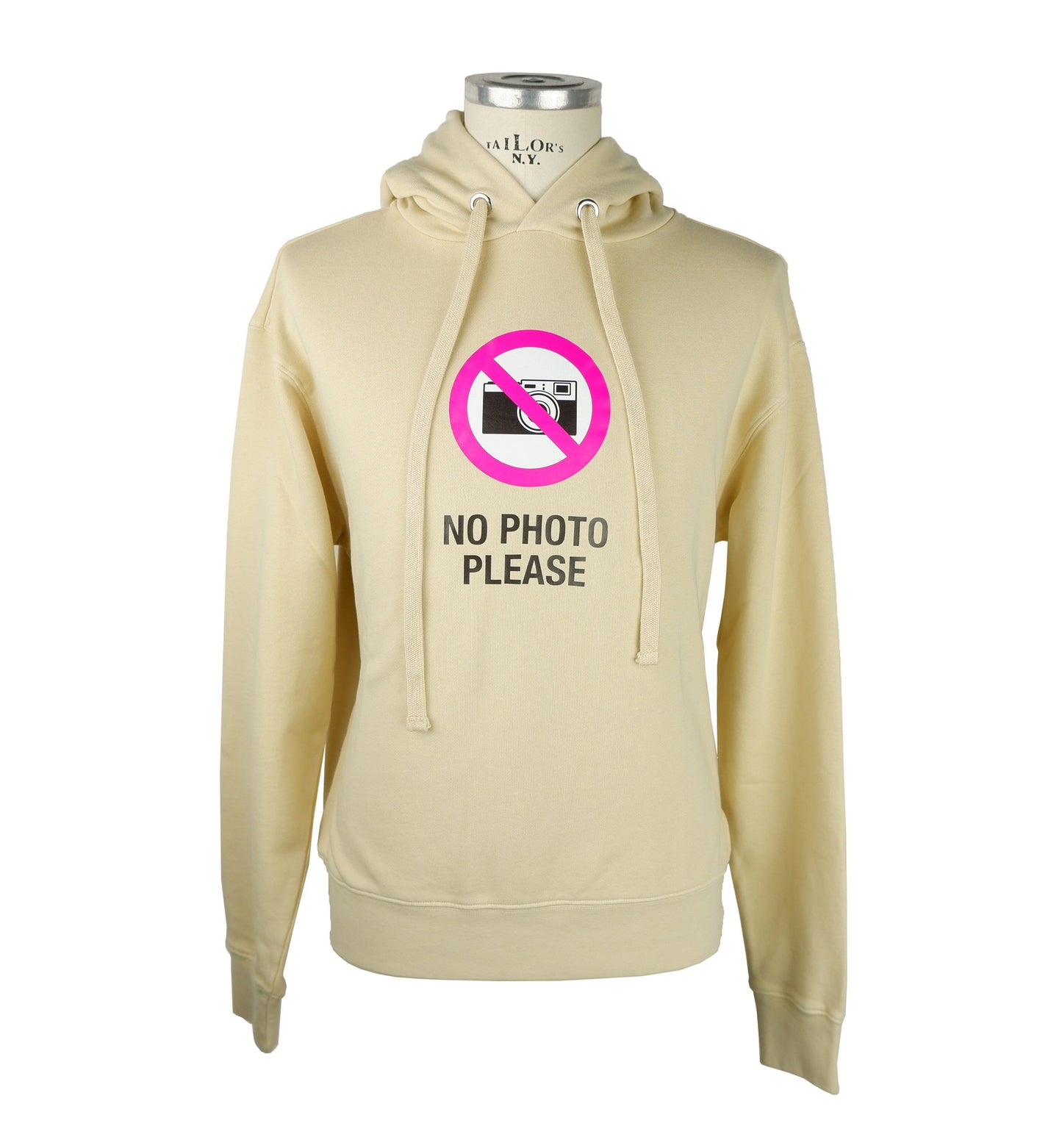 Classic Beige Hoodie With Signature Design