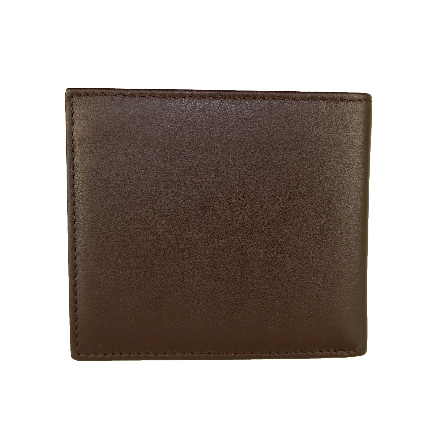 Elegant Brown Leather Wallet with Coin Holder