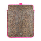 Fuchsia Leopard Print Calfskin Tablet Case