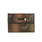 Elegant Python Print Calfskin Wallet