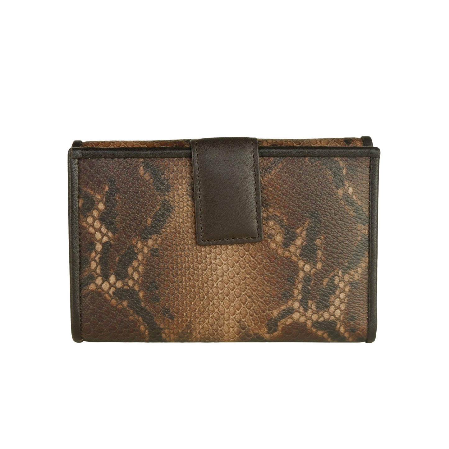 Chic Python Embossed Calfskin Wallet