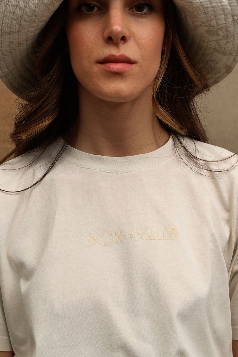 Chic White Logo Tee