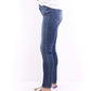 Chic Denim Blue Slim Fit Jeans