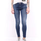 Chic Denim Blue Slim Fit Jeans