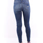 Chic Denim Blue Slim Fit Jeans