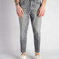 Chic Grey Denim - Medium-Low Waist Men's Jeans