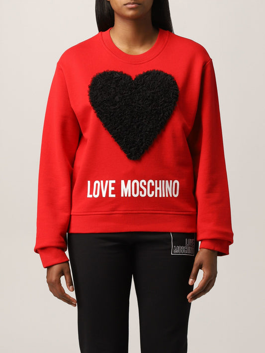 Chic Red Logo Sweatshirt for Trendsetters