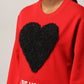 Chic Red Logo Sweatshirt for Trendsetters