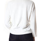 Embossed Heart Wool Blend Sweater
