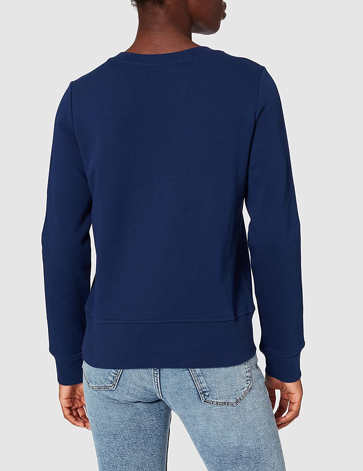 Chic Blue Emblem Sweatshirt