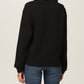 Chic Black Sweatshirt with Designer Emblem