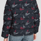 Chic Black Zip Jacket with Iconic Design