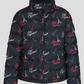 Chic Black Zip Jacket with Iconic Design