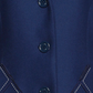 Elegant Embroidered Heart Wool Coat