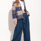 Chic Multicolor Logo-Print Jacket