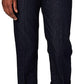 Chic Cotton Denim Jeans with Fleece Accent